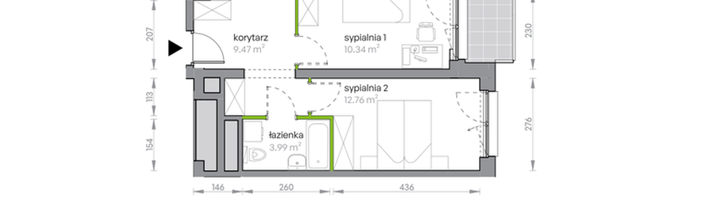 Mieszkanie w inwestycji: Legnicka Vita
