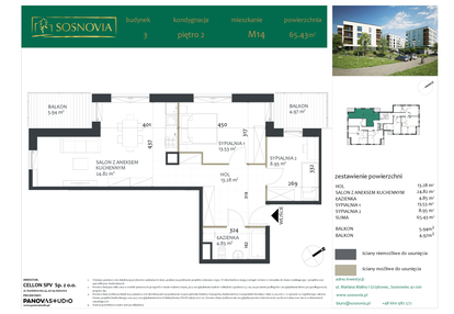 Mieszkanie w inwestycji: Sosnovia