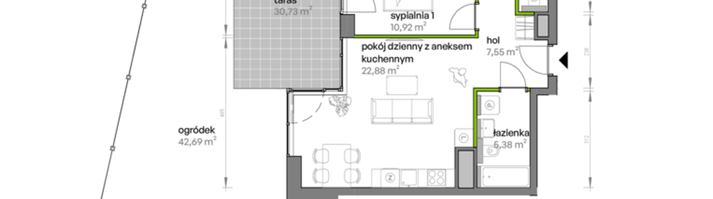 Mieszkanie w inwestycji: Ptasia Vita