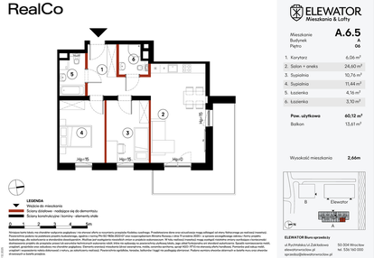 Mieszkanie w inwestycji: Elewator - Mieszkania i Lofty