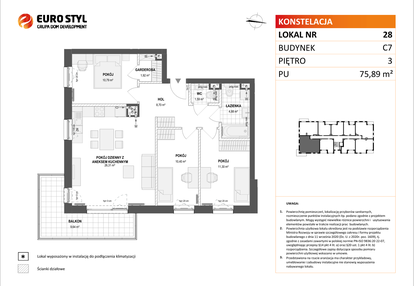 Mieszkanie w inwestycji: Konstelacja etap IV