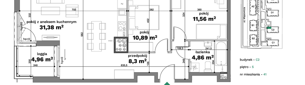 Mieszkanie w inwestycji: Forma Otwarta etap C