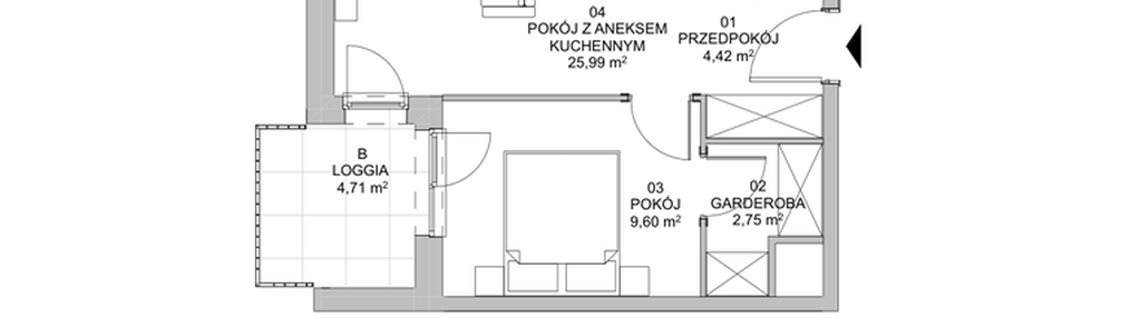 Mieszkanie w inwestycji: Francuska Park VIIIA