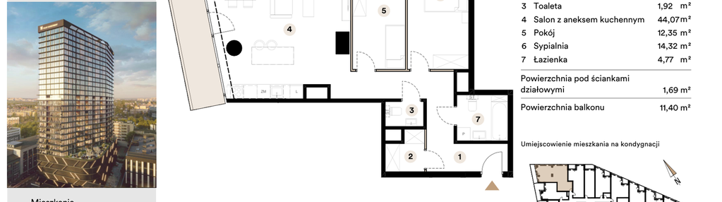 Mieszkanie w inwestycji: O27 Apartamenty Opolska