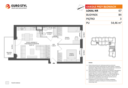 Mieszkanie w inwestycji: Osiedle Przy Błoniach 3 etap III
