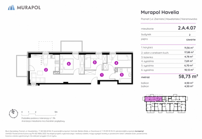 Mieszkanie w inwestycji: Murapol Havelia