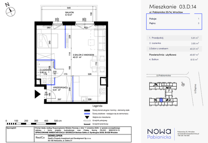 Mieszkanie w inwestycji: Nowa Pabianicka
