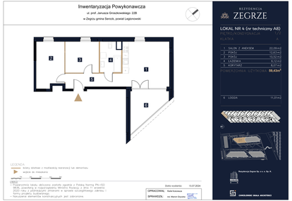 Mieszkanie w inwestycji: Rezydencja Zegrze etap II