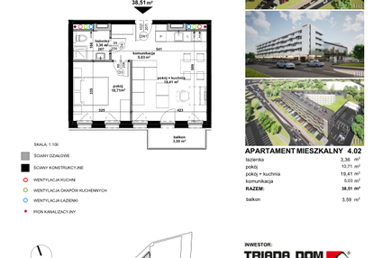 Mieszkanie w inwestycji: Apartamentowiec Zwycięska 3