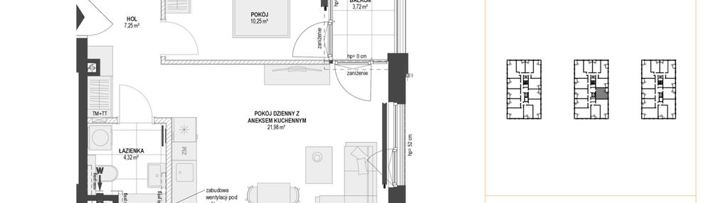 Mieszkanie w inwestycji: DOKI etap II (bud. G)