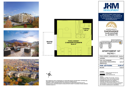 Mieszkanie w inwestycji: Apartamenty Zakopiańskie