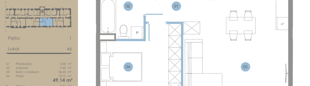 Mieszkanie w inwestycji: Oficyna - mieszkania