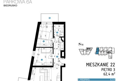 Mieszkanie w inwestycji: Parkowa 6AC - ETAP III