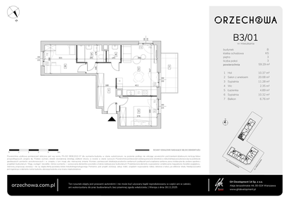 Mieszkanie w inwestycji: Orzechowa 2
