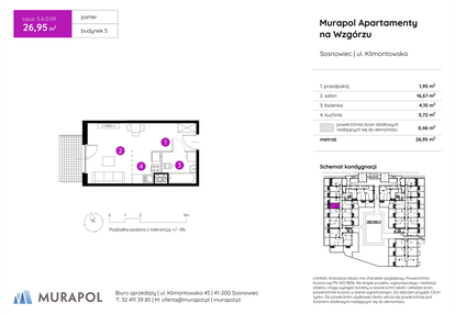 Mieszkanie w inwestycji: Murapol Apartamenty na Wzgórzu - bud. 4 i 5