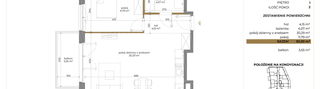 Mieszkanie w inwestycji: Cieszyńska 9 budynek B i C