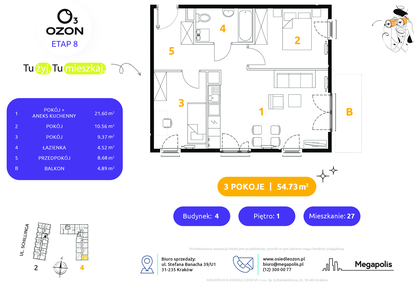 Mieszkanie w inwestycji: Osiedle Ozon etap VIII