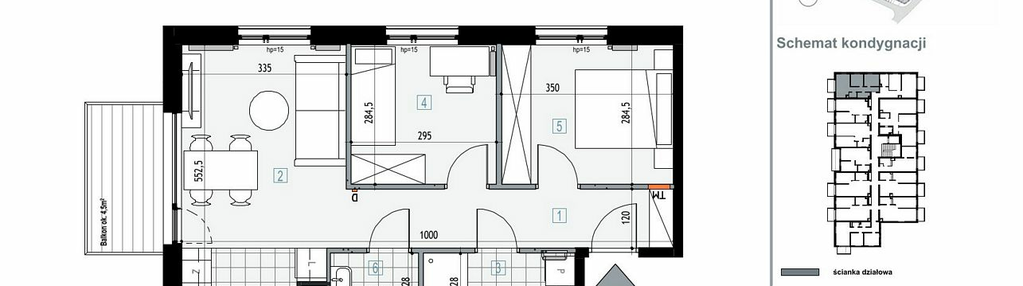 Mieszkanie w inwestycji: Apartamenty Kopernika