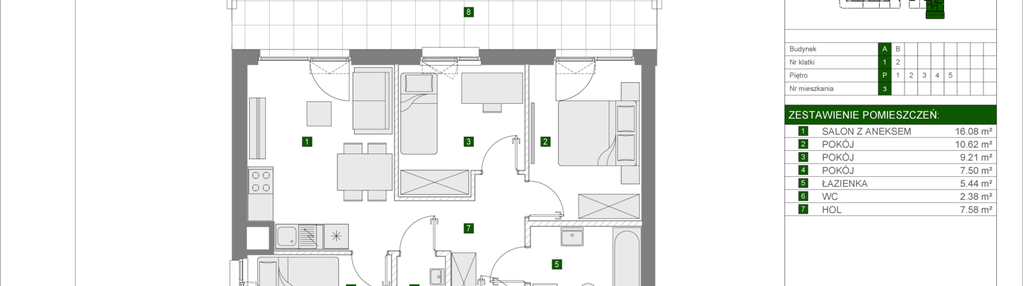 Mieszkanie w inwestycji: Osiedle Urbino etap 4.1