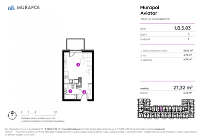 Mieszkanie w inwestycji: Murapol Aviator