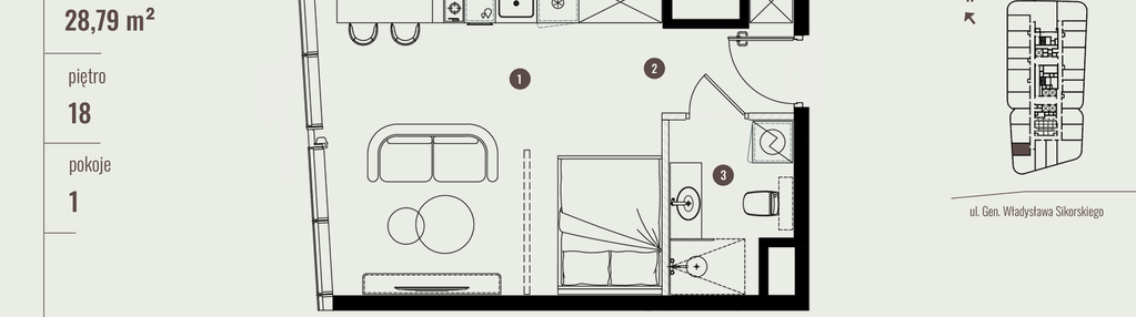 Mieszkanie w inwestycji: Quorum Tower
