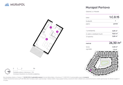 Mieszkanie w inwestycji: Murapol Portovo etap II