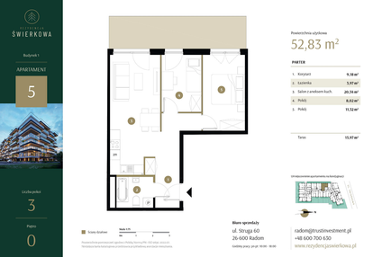 Mieszkanie w inwestycji: Rezydencja Świerkowa
