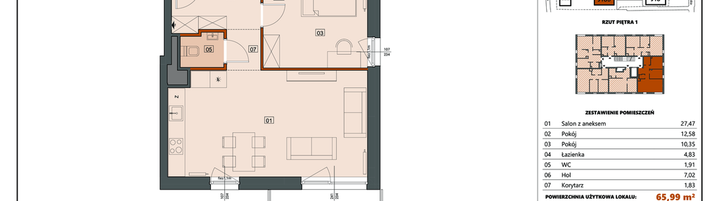 Mieszkanie w inwestycji: Ogrody Andersena