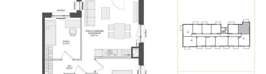 Mieszkanie w inwestycji: Osiedle Przy Błoniach 3 etap IV