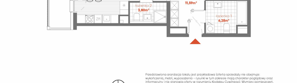 Mieszkanie w inwestycji: Pierwsza Dzielnica - etap III