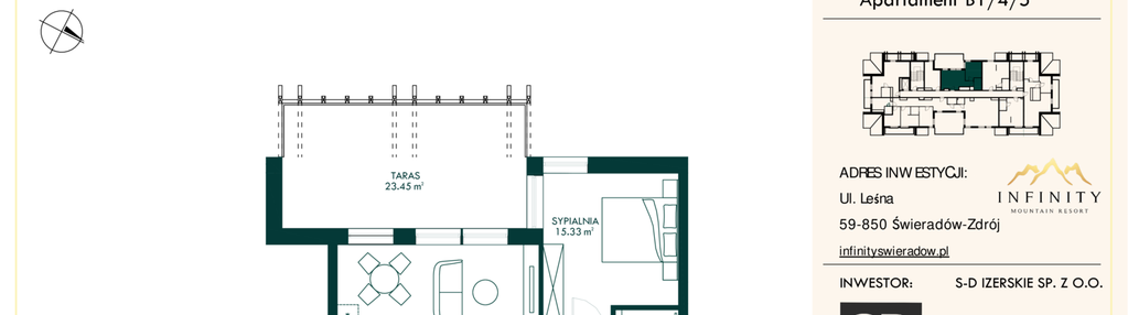 Mieszkanie w inwestycji: Infinity Mountain Resort etap 2
