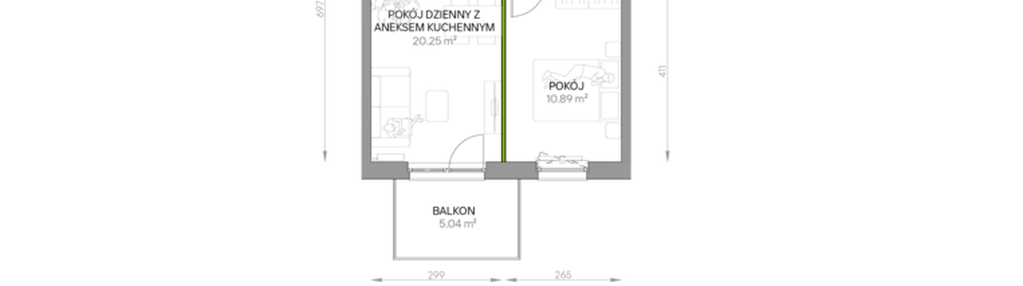 Mieszkanie w inwestycji: Południe Vita