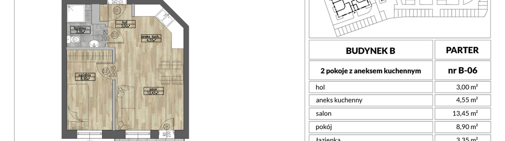 Mieszkanie w inwestycji: Imaginarium Kazuń Nowy - bud. B