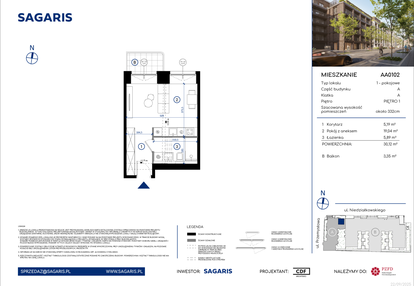 Mieszkanie w inwestycji: Niedziałkowskiego Park