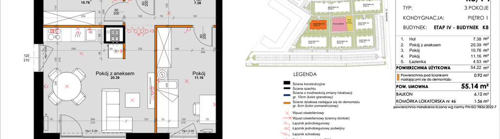 Mieszkanie w inwestycji: Kleszczewo Park - etap IV