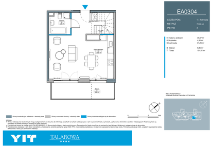 Mieszkanie w inwestycji: Talarowa Park II