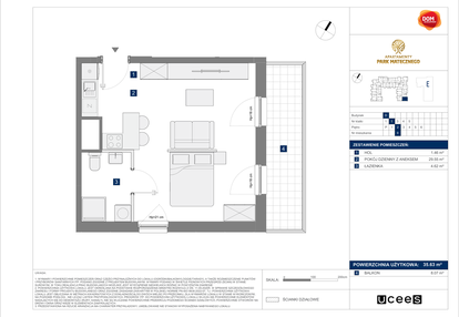 Mieszkanie w inwestycji: Apartamenty Park Matecznego Etap 1