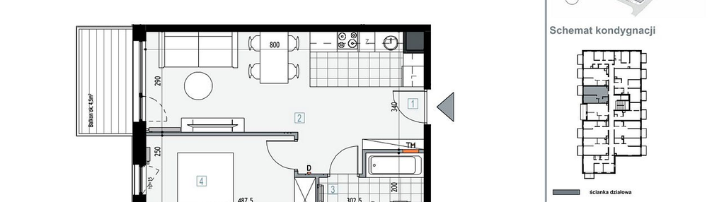 Mieszkanie w inwestycji: Apartamenty Kopernika