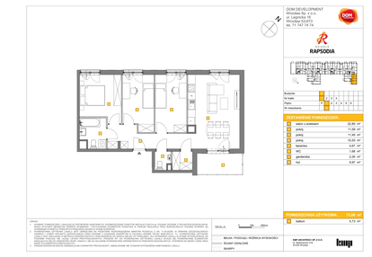 Mieszkanie w inwestycji: Osiedle Rapsodia etap 3