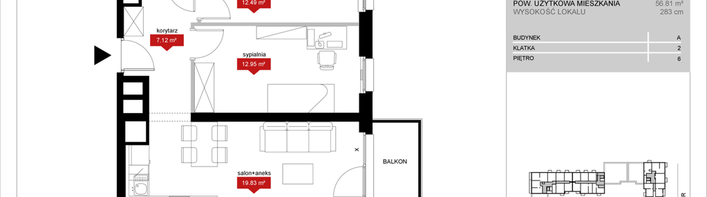 Mieszkanie w inwestycji: Atrium - Nowy Szczepin