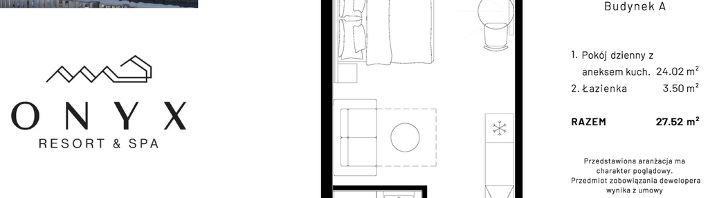 Mieszkanie w inwestycji: Onyx Resort & Spa