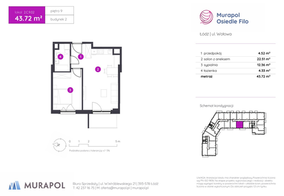 Mieszkanie w inwestycji: Murapol Osiedle Filo etap II