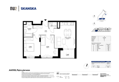 Mieszkanie w inwestycji: NU2 Warszawa Wola - apartamenty wykończone pod klucz