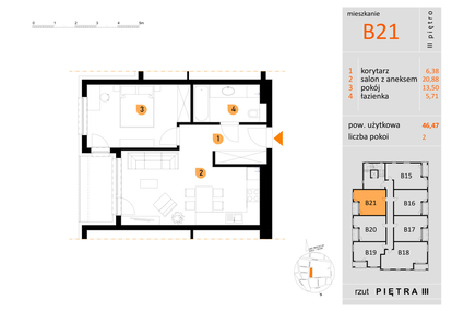 Mieszkanie w inwestycji: Apartamenty Konarskiego