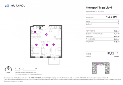 Mieszkanie w inwestycji: Murapol Trzy Lipki