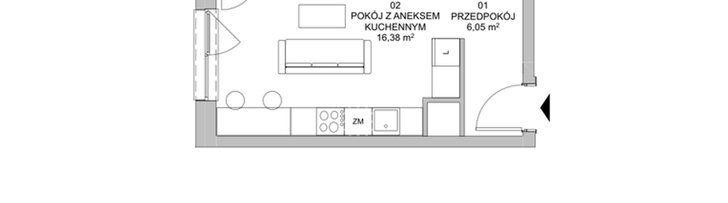 Mieszkanie w inwestycji: Francuska Park VIIIA