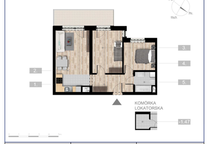 Mieszkanie w inwestycji: Szczytno Dąbrowskiego - etap 3