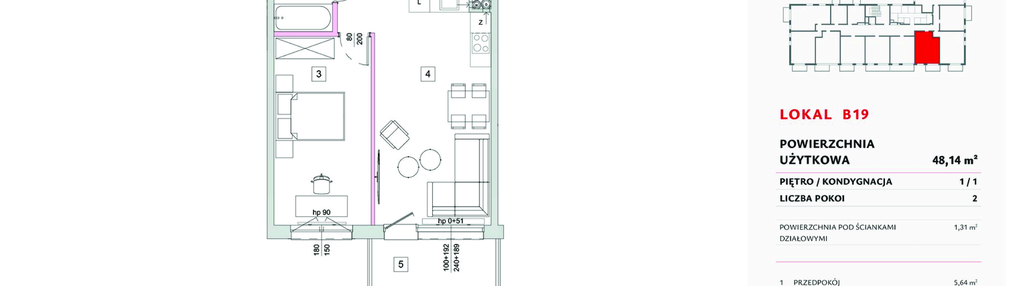 Mieszkanie w inwestycji: Dobka