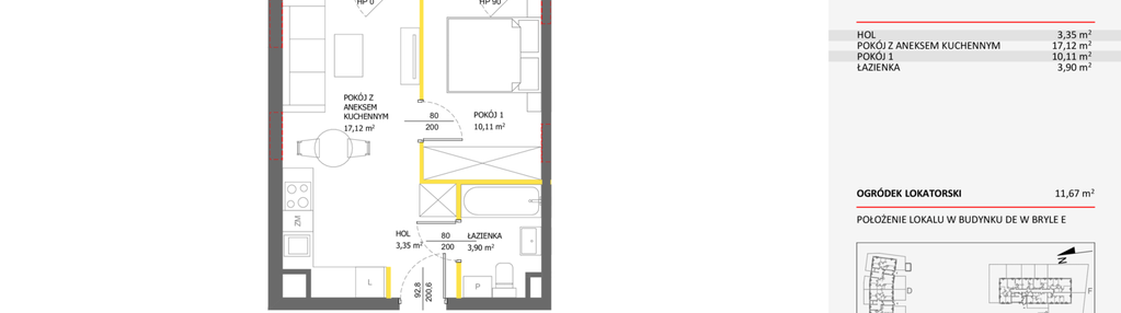 Mieszkanie w inwestycji: Piastova Osada