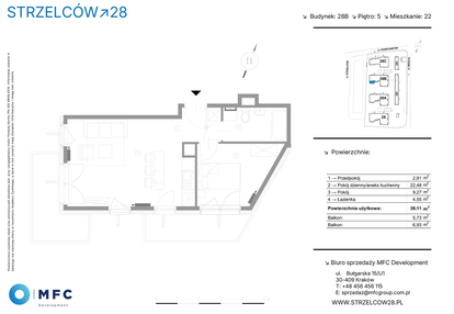 Mieszkanie w inwestycji: Strzelców 28